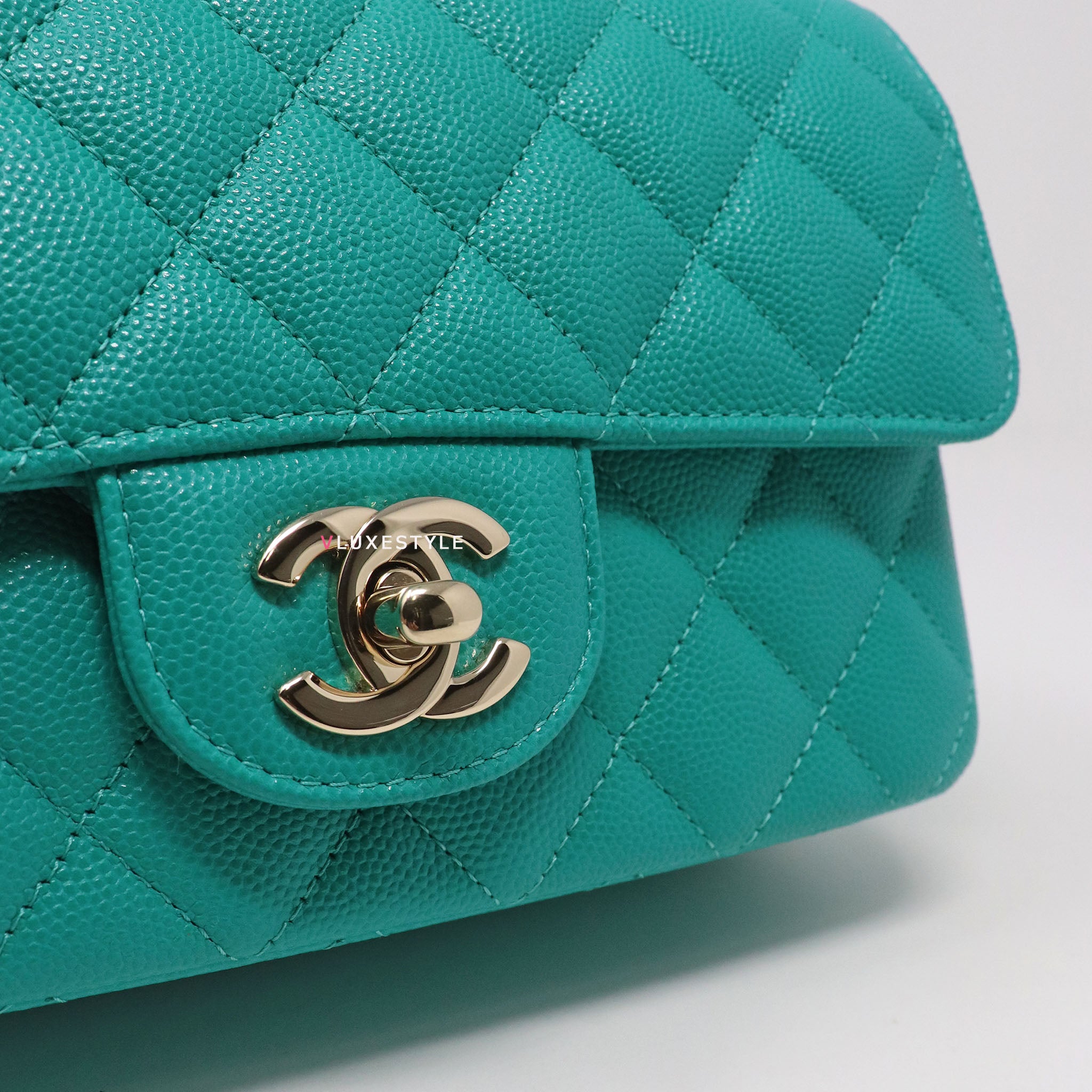 Chanel Timeless Turquoise 17C Cuba - Designer WishBags