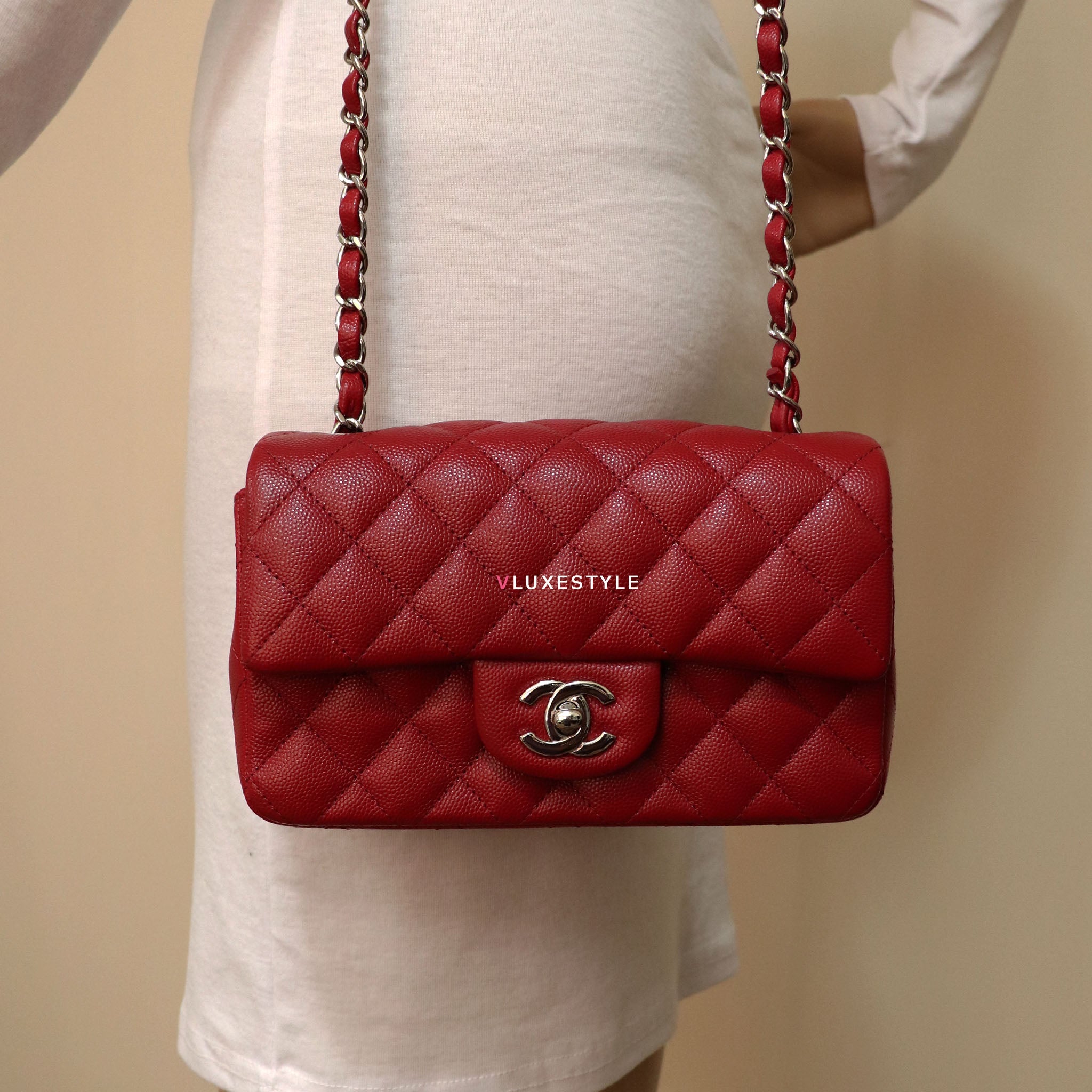 Chanel Medium Red 17B