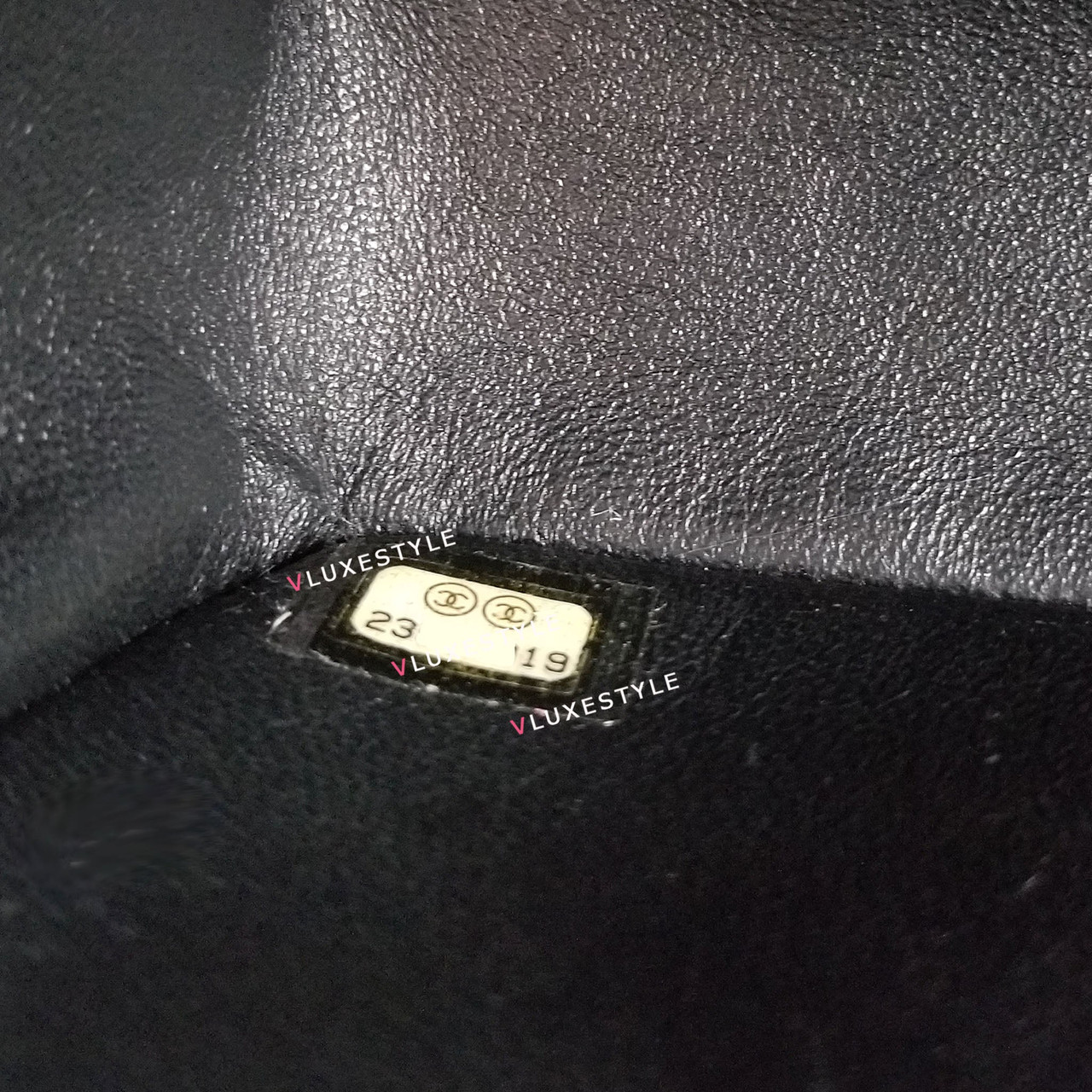 Chanel Classic Mini Rectangular 17C Black Quilted Caviar