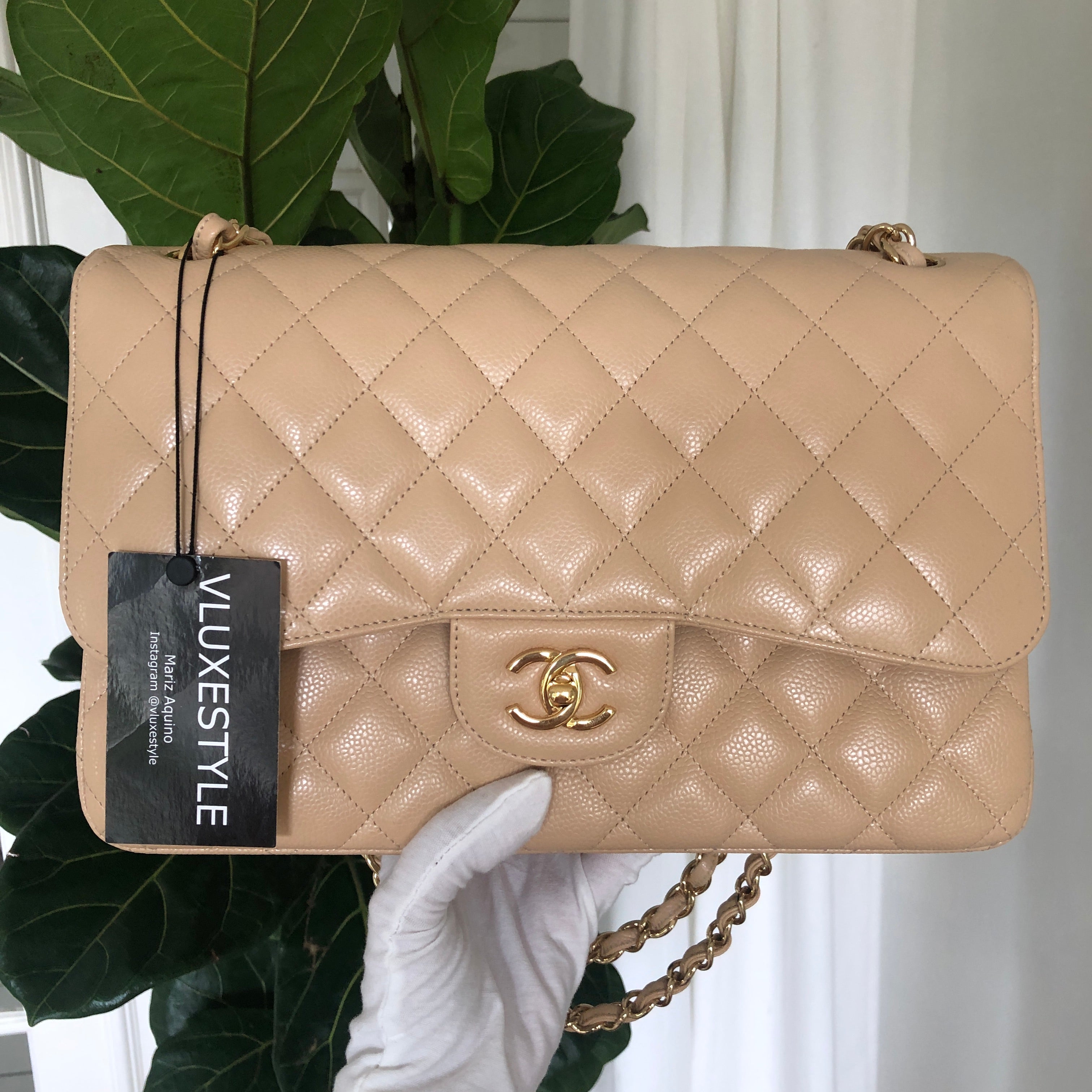 Chanel Small Classic Flap Beige Clair Caviar Leather Gold Hardware Unboxing  Video 