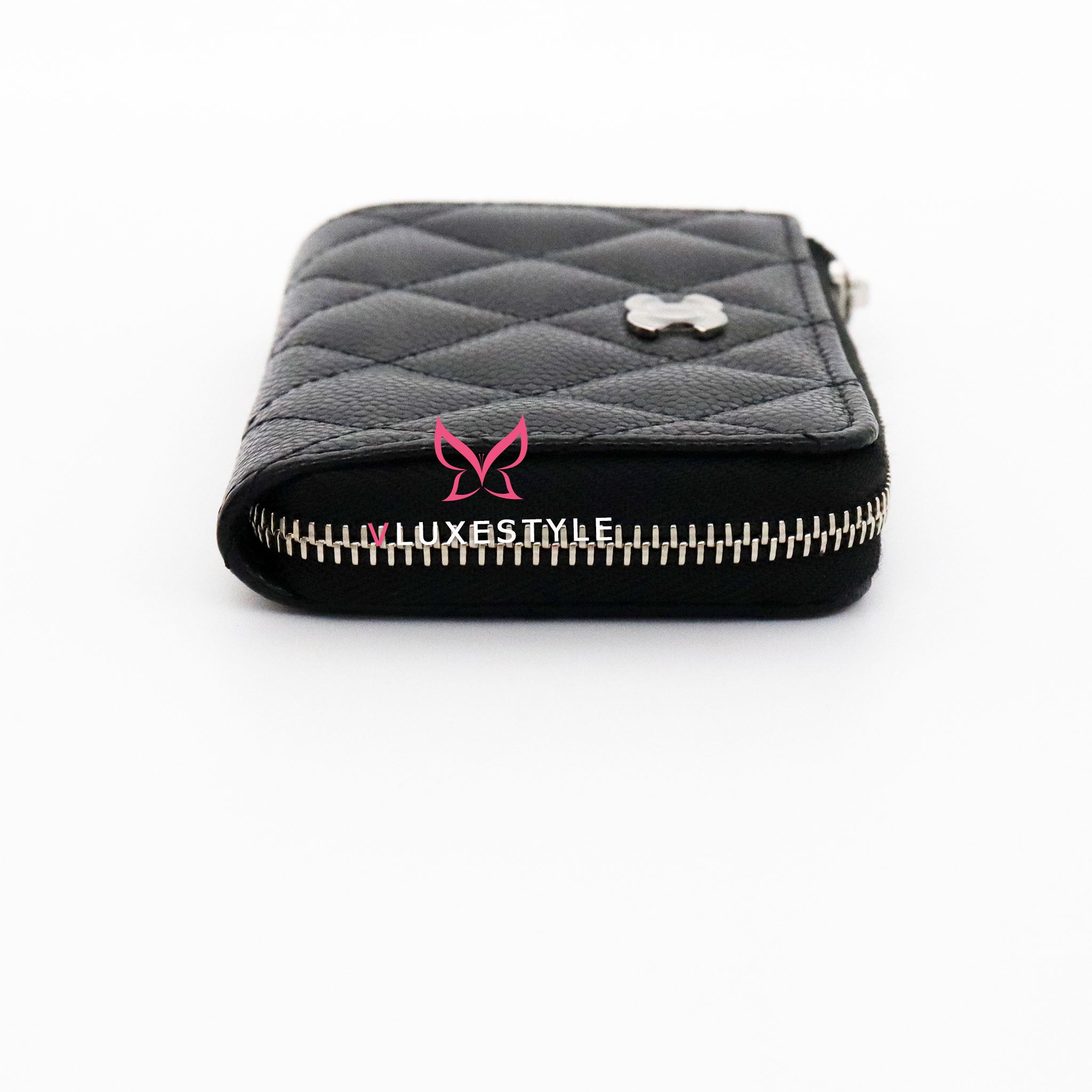 Chanel Caviar Key Holder - Black Wallets, Accessories - CHA39557