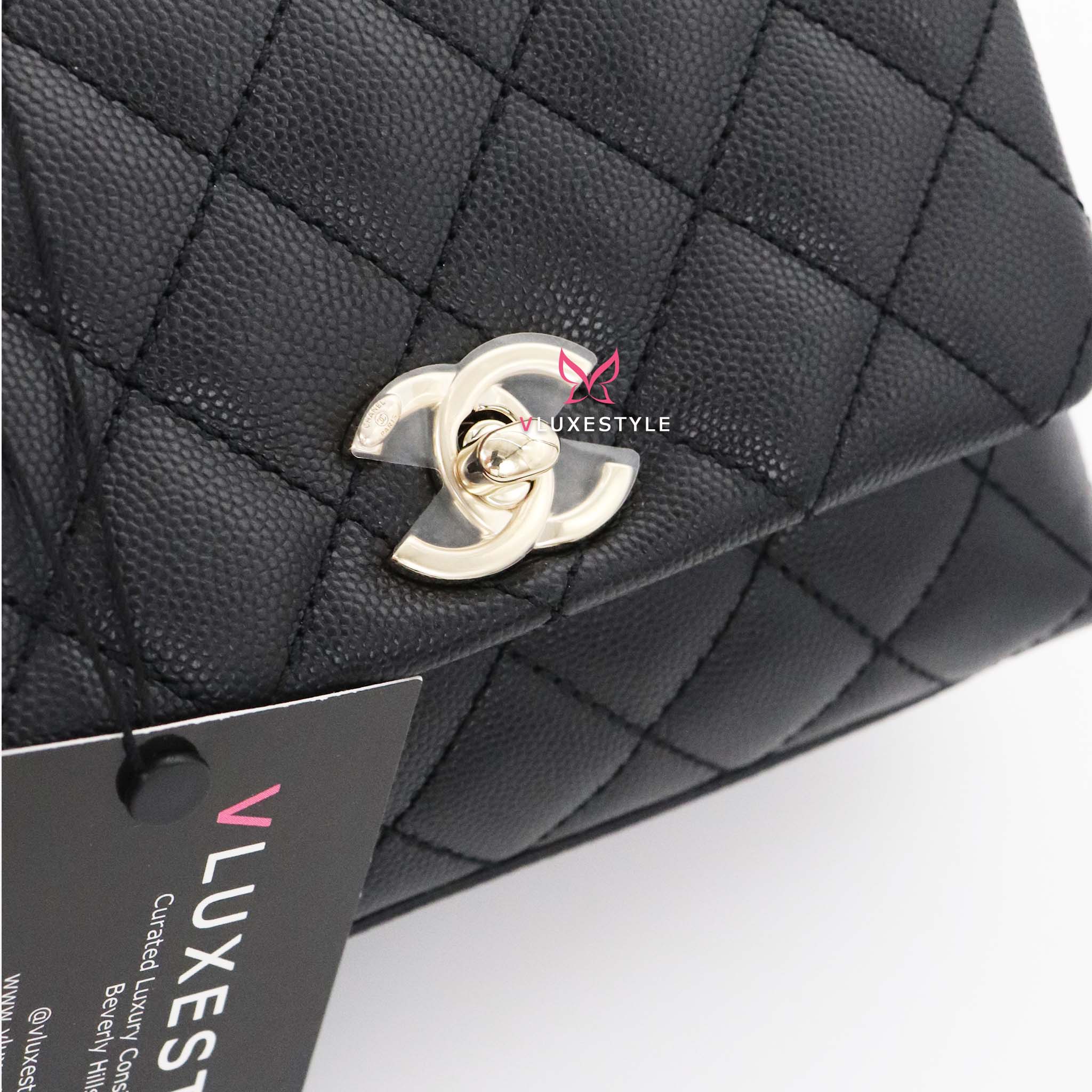 Chanel Mini Coco Top Handle Bag - 12 For Sale on 1stDibs