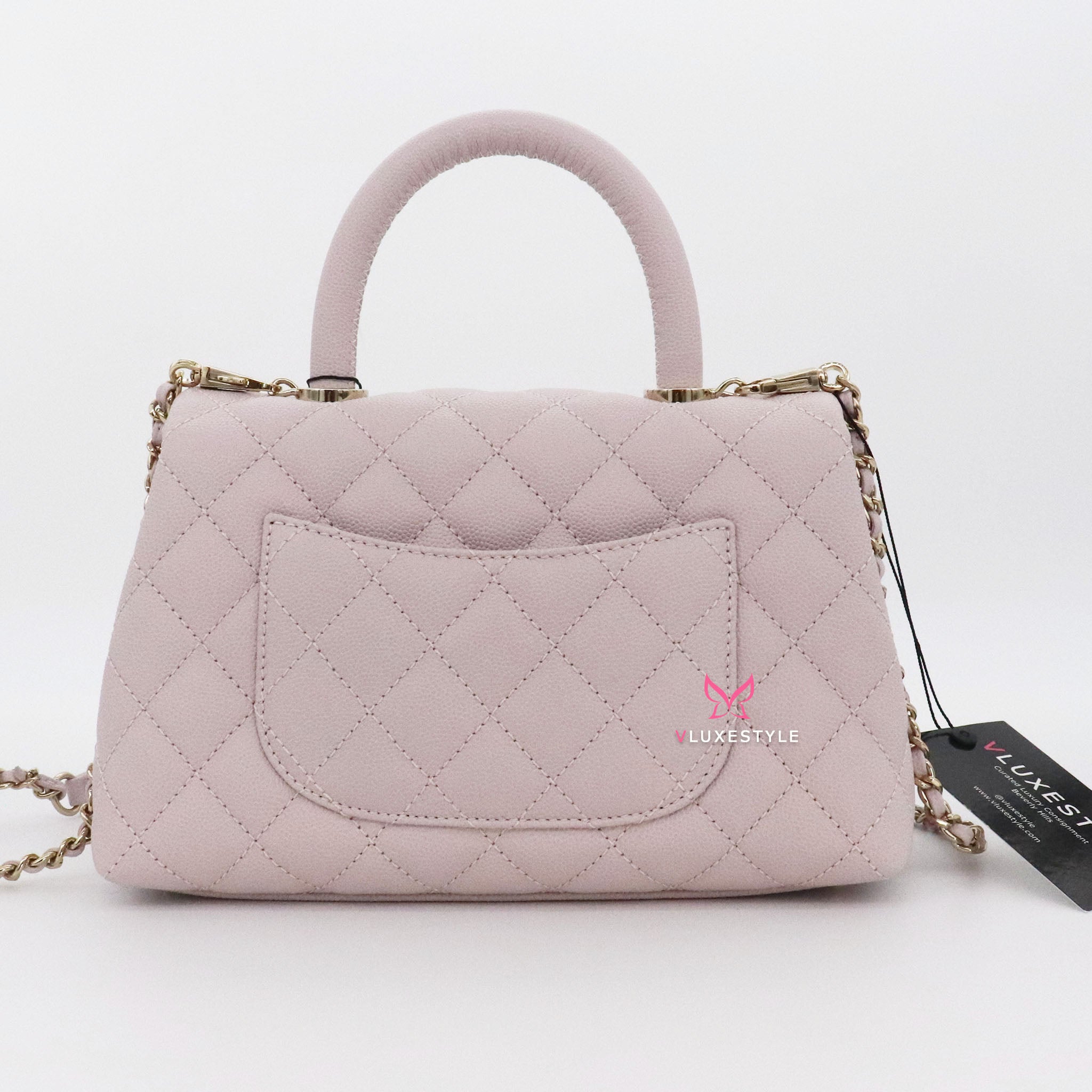 Chanel Quilted WOC Lilac Caviar CC Coco Chain Gold Hardware – Coco Approved  Studio