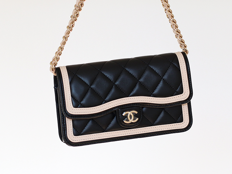 The Must-Have Accessory: The Chanel 23B Flap Phone Holder with chain -  VLuxeStyle