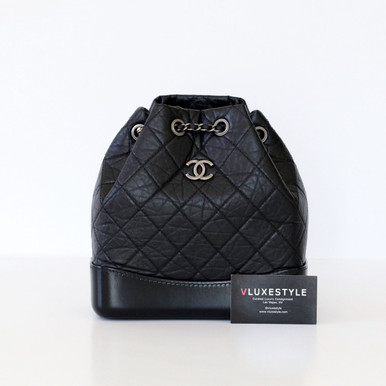 BNIB Chanel Gabrielle Backpack 
19S collection Chanel Small Black Gabrielle Backpack – Consign of the Times ™ main image 2