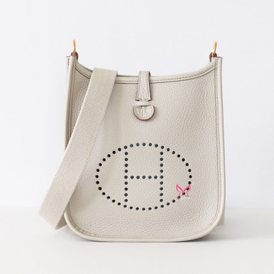 Hermes Evelyne TPM 16 Beton Taurillon Clemence Gold Hardware