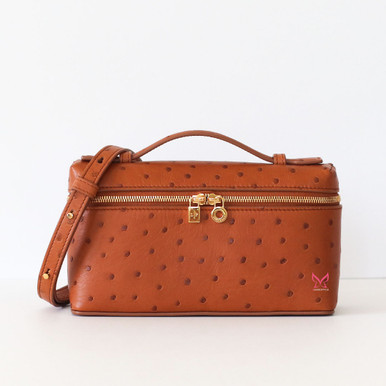 ★LA BORSA OSTRICH 　ナンバーロックセカンドバッグ　本革 ☆LA BORSA OSTRICH ナンバーロックセカンドバッグ 本革 【公式通販】