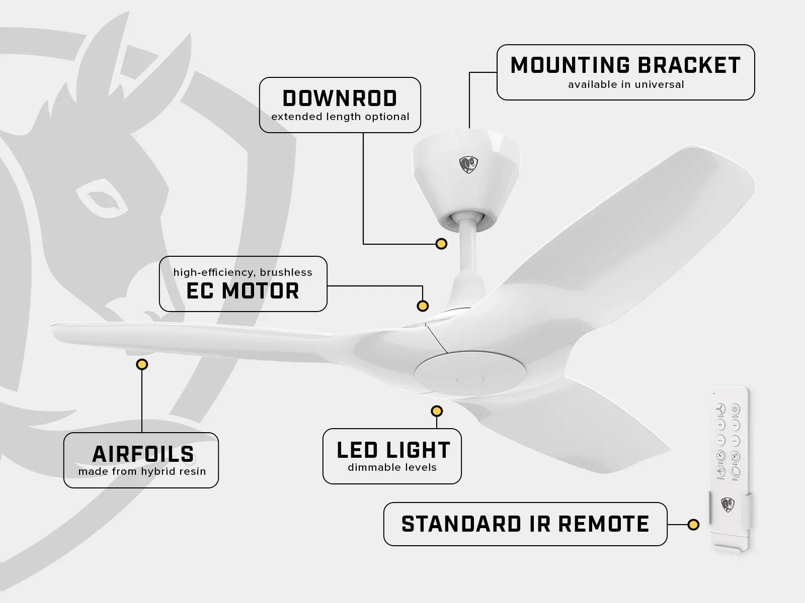 イルファンページ Big Ass Fans - Haiku L Low Profile Ceiling Fan | Big Ass Fans