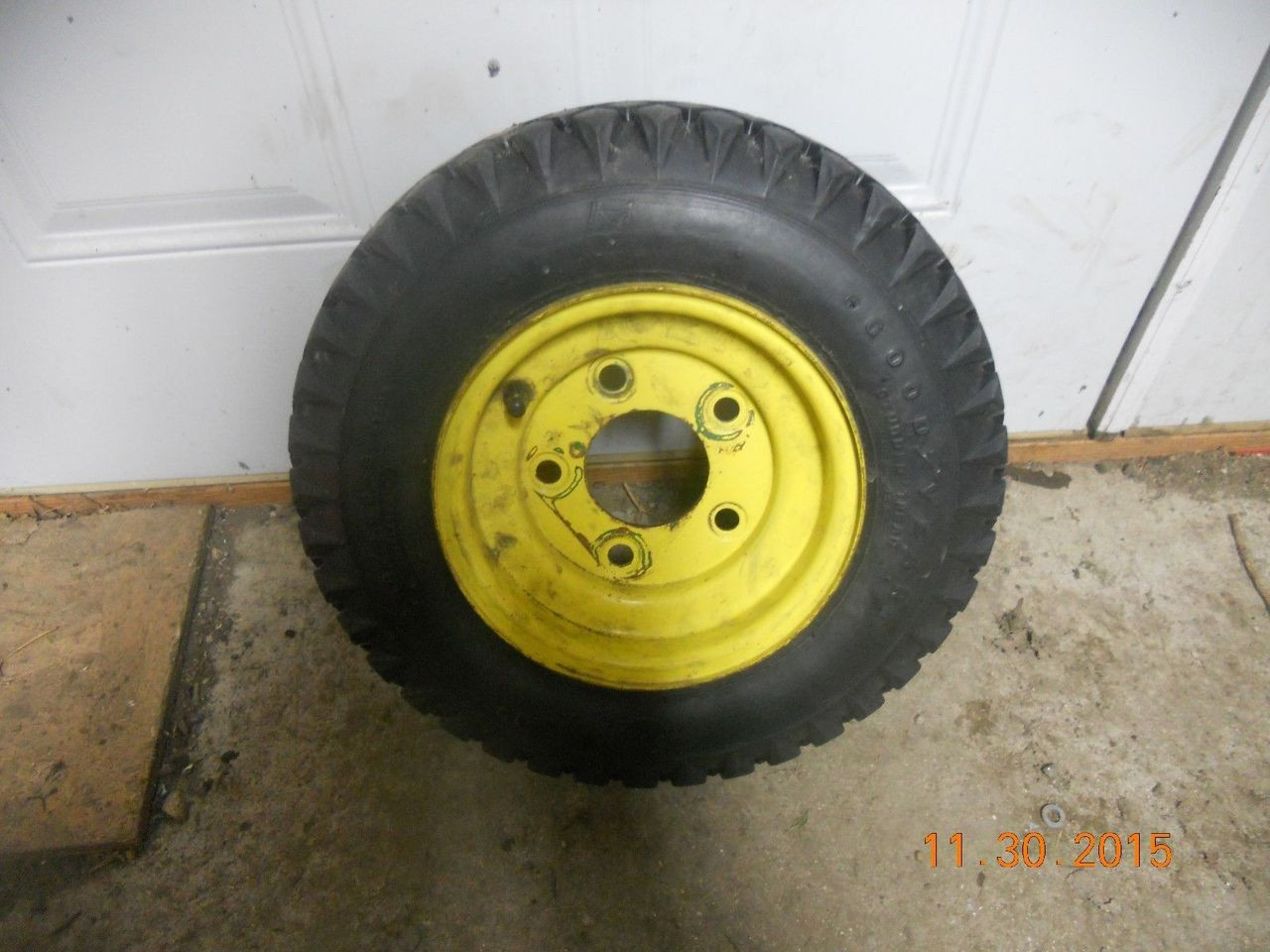 John Deere 726, 826 Snowblower 4.80/400-8 Studed Tread Drive Wheel & Tire