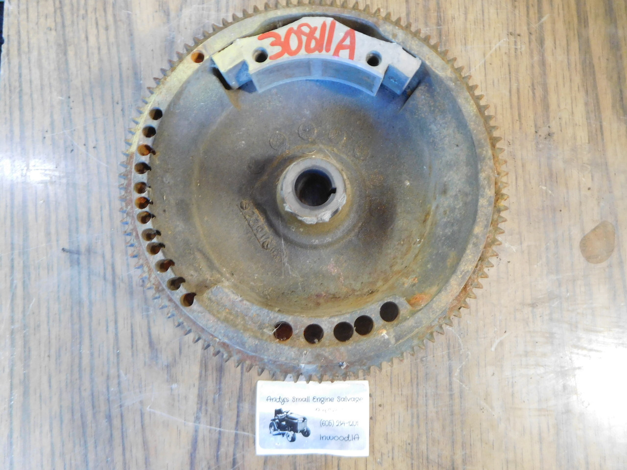 Tecumseh flywheel H50, H60, H70 wring gear PT 30811A Andys Small