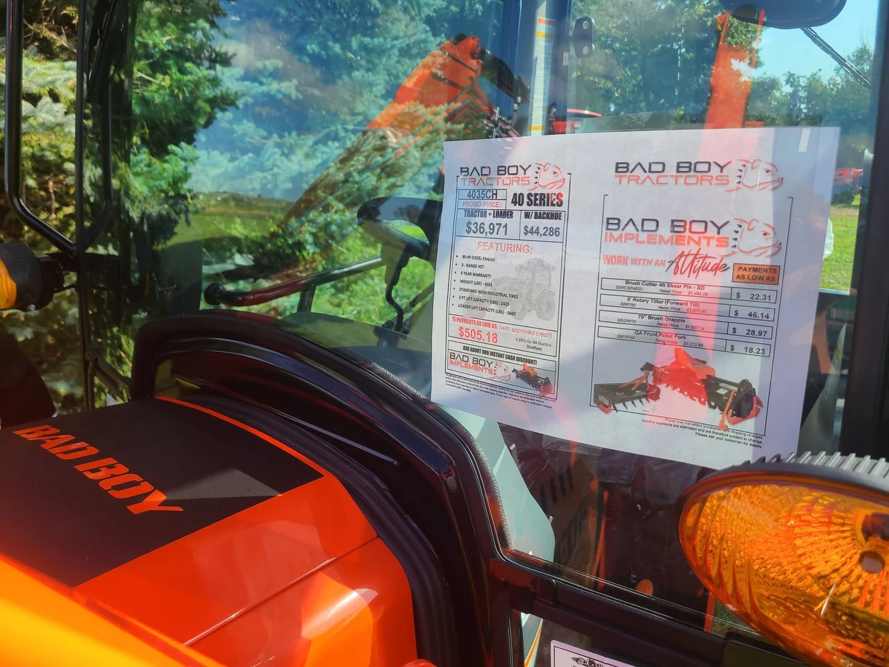 2026 Bad Boy 4035CH Tractor Loader