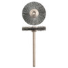 SUPRA® MM 734 Steel 0.005" Wheel Brushes 3mm Shank (Pkg. of 12)