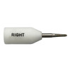 Plastic Spindles for SUPRA® "MK"® Brushes - Right (White)