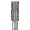 Busch® Fig. 21 - 0.70mm Cylinder Square Cross-Cut Burs, (Pkg. of 6)