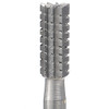 Busch® Fig. 21 - 0.60mm Cylinder Square Cross-Cut Burs, (Pkg. of 6)