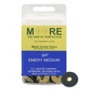 Emery 3/4" Medium Moore Snap-On Discs (200)
