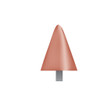 B41 Red Mounted Stones 1/8" Shank (Pkg of 24)