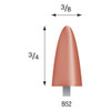 B52 Red Mounted Stones 1/8" Shank (Pkg of 24)