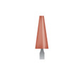 B53 Red Mounted Stones 1/8" Shank (Pkg of 24)