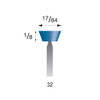 #32 Blue Mounted Points 3/32" Shank (Pkg of 24)