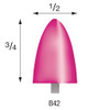 B42 Pink Mounted Stones 3mm Shank (Pkg of 24)