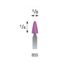 B55 Purple Mounted Stones 1/8" Shank (Pkg of 24)