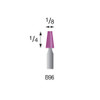 B96 Purple Mounted Stones 1/8" Shank (Pkg of 24)