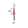 B97 Purple Mounted Stones 3mm Shank (Pkg of 24)