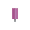 B135 Purple Mounted Stones 3mm Shank (Pkg of 24)