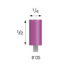 B135 Purple Mounted Stones 3mm Shank (Pkg of 24)