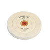 Grobet USA® White Muslin Buff - 5"x50 Ply, Stitched