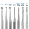 SS White Carbide Burs, 3/32" Shank - W36  (Pkg. of 5)