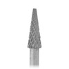 1-1/2" Solid Carbide Burs - 1/8" Shank, 3/16" x 1/2" Double Cut, Blunt Point