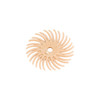 3M™ Radial Bristle Discs - 9/16" Peach, 6 Micron (Pkg. of 12)