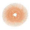 3M™ Radial Bristle Discs 3" (Pkg. of 40) - Peach (6 Micron)