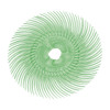 3M™ Radial Bristle Discs 3" (Pkg. of 40) - Lt. Green (1 Micron)