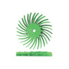 Dedeco® SUNBURST® Dual Radial Discs - 7/8" Green, 1 Micron (Pkg. of 12)