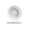 Dedeco® SUNBURST® Dual Radial Discs - 7/8" White, 120 grit (Pkg. of 48)