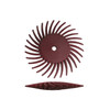 Dedeco® SUNBURST® Knife Edge Radial Discs - 7/8" Red, 220 grit (Pkg. of 48)