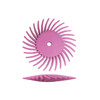 Dedeco® SUNBURST® Knife Edge Radial Discs - 7/8" Pink, 600 grit (Pkg. of 48)