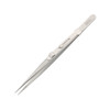 Dumont® Diamond Serrated Tip Tweezers - Stainless, Fine Point Locking