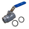 Repl. Stainless Steel Pour Valve & 2 Seals for #20 VacuVest