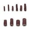 Abrasive Cartridge Rolls - 1/8" x 3/4" x 5/64", 120 Grit