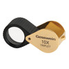 10X Triplet Loupe with Rubber Grip - Gold
