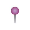 Purple Mounted Stones, 1/8" Shank - B122, Pkg. of 12