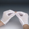 White Cotton Gloves - Regular, Light Weight, 1 dozen pairs