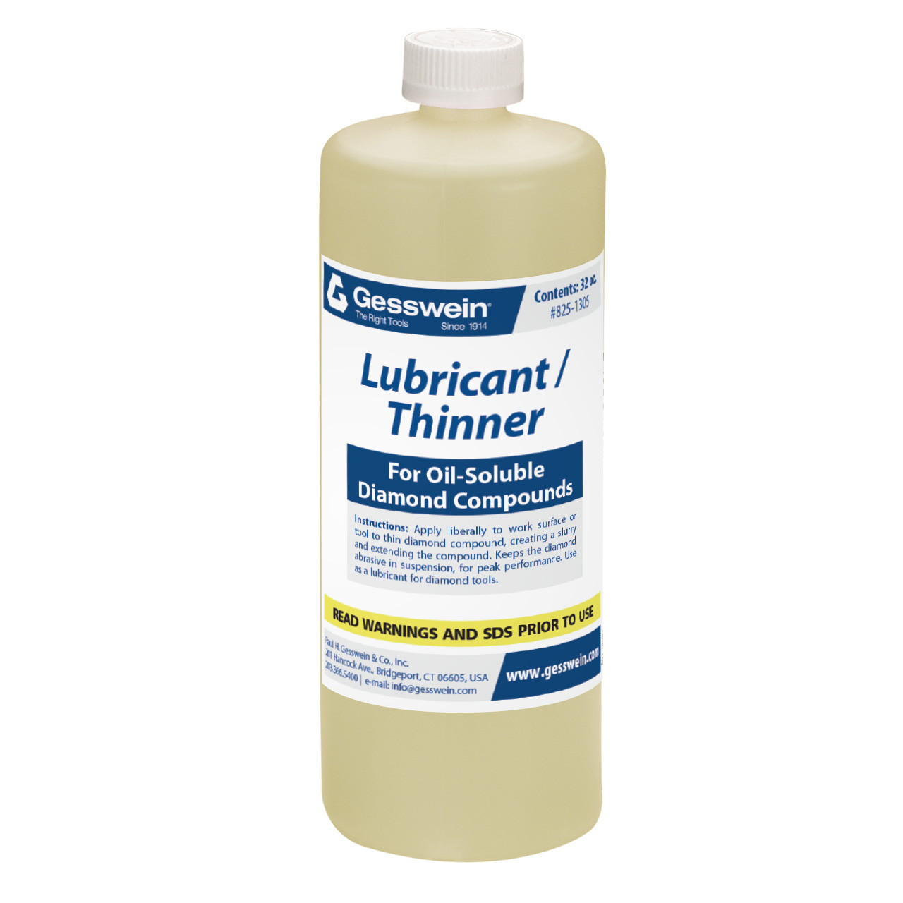 Lubricant/Thinner - Oil-Soluble, 32 oz. Bottle