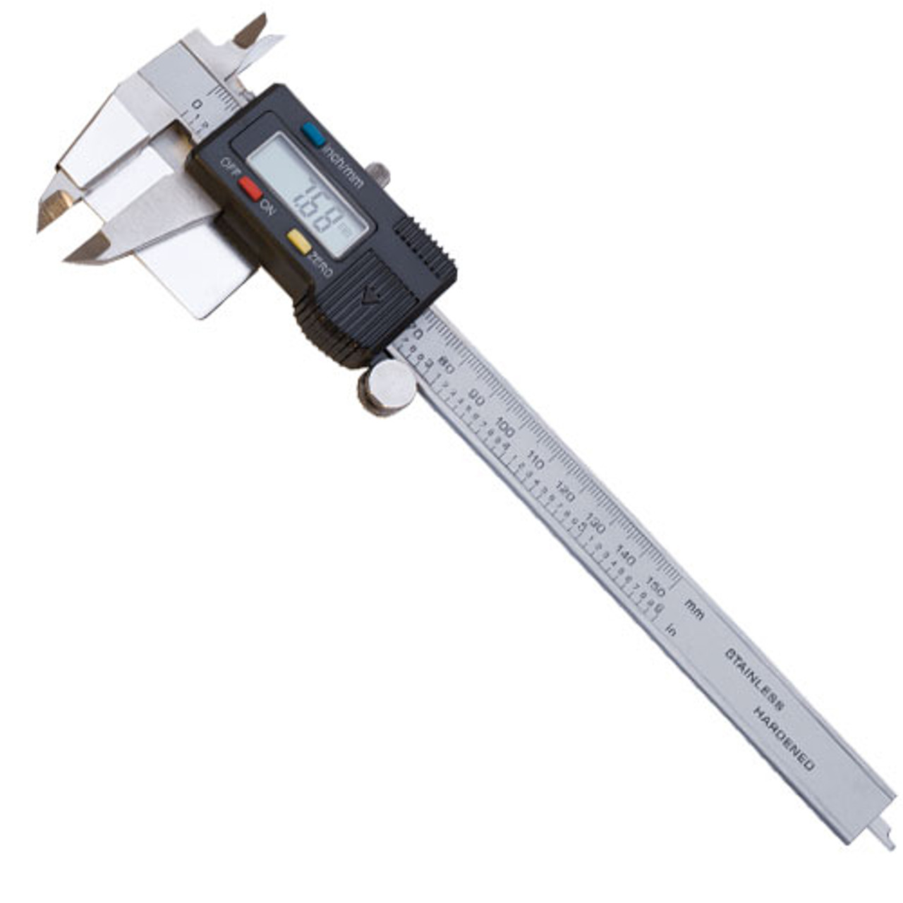 6" Digital Caliper with Holding Plate