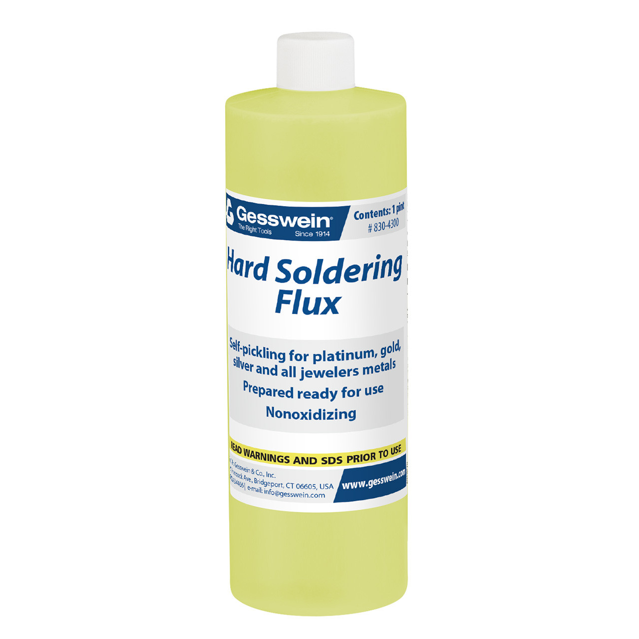 Hard Soldering Flux - 1 Pint