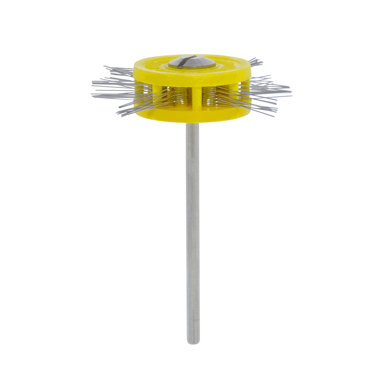 Mounted Texturing Wheel - 35x8mm, Extra-Fine (Yellow)